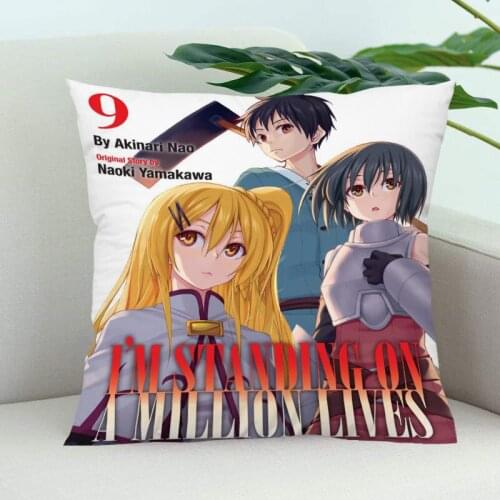 I'M STANDING ON A MILLION LIVES Pillow Cover Bedroom Home Office Decorative Pillowcase Square Zipper Pillow Cases Satin Soft