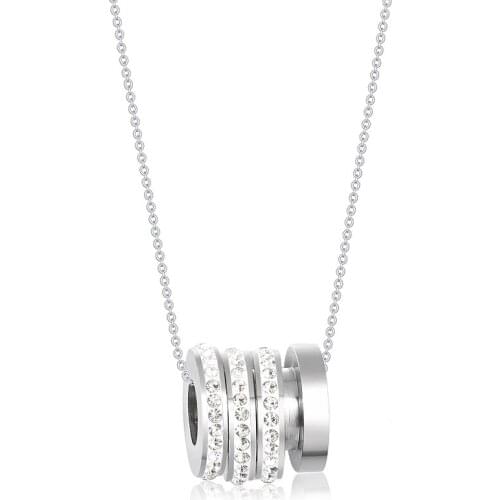 Stainless steel waist clavicle chain European and American fashion all-match classic pendant