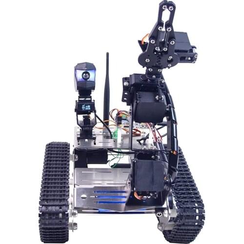 XiaoR Geek FPV Robot Car Kit with Robotic Hd Camera for Arduino,Utility Intelligent Tank Chassis Robotics Vehicle,Smart Lear