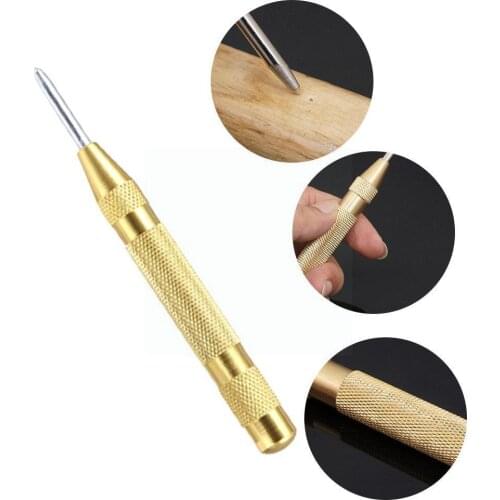 Super Strong Automatic Centre Punch and General Automatic Punch Spring Loaded Adjustable Center Tool Drill Metal P3L8