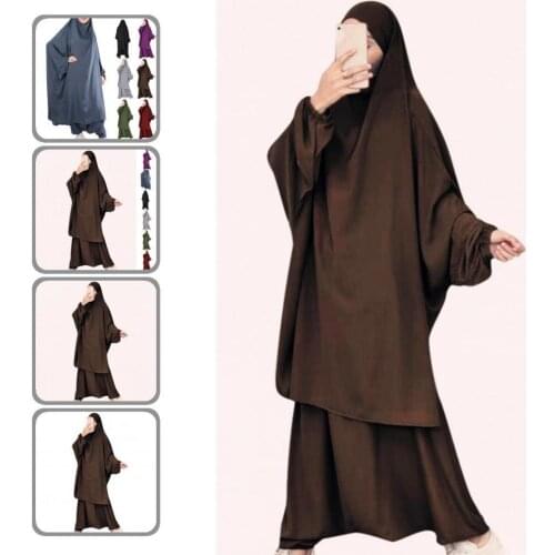 Unique Chic Long Sleeve Robe Long Pants Ethnic Style Robe Pants Set Hooded for Banquet