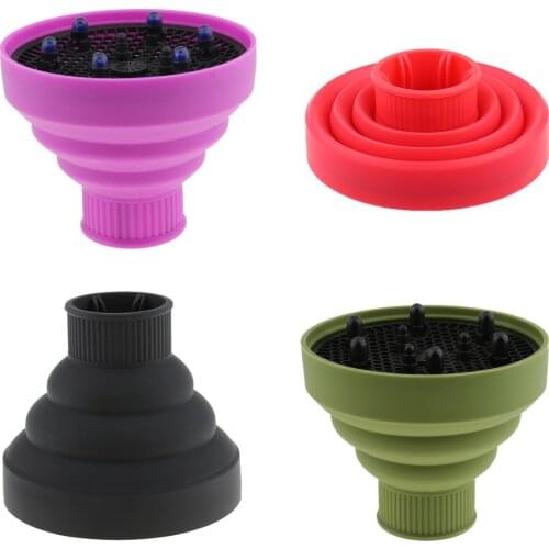 Universal Collapsible Silicone Hair Dryer Blower Diffuser Hairdressing Styling Tool