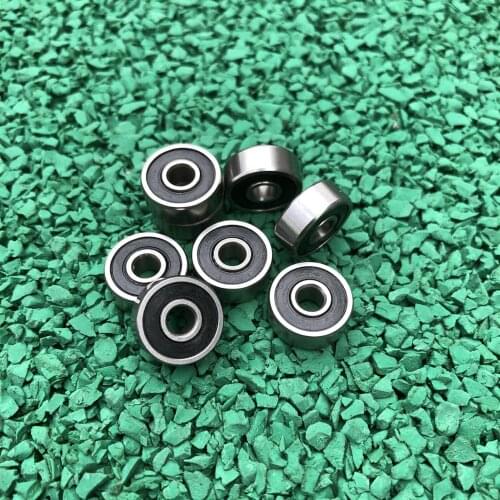 100pcs 624-2RS 624RS 4x13x5 miniature rubber sealed deep groove ball bearing 624 2RS 4*13*5 mm