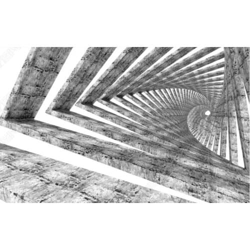 Custom papel parede Extended space cement board 3d stereo for living room bedroom sofa background wall decoration wallpaper