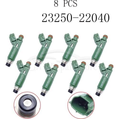 8 x Nozzle 23250-22040 fuel injector 23250 22040 for TOYOTA Corolla / MR2 Celica / RAV4 / Avensis 1.8L 1ZZ OEM 23209-22040