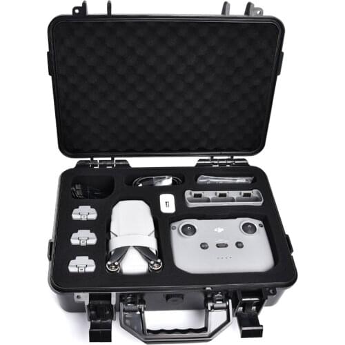 Mavic Mini 2 Case ABS Waterproof Hard Carrying Case Suitcase Box for DJI Mini 2 Drone Fly More Combo Accessories Storage Bag