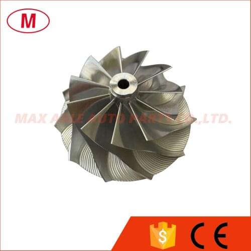 GT15-25 53.11/70.98mm 11+0 blades Turbo Billet compressor wheel/Aluminum 2618/Milling wheel for Turbocharger Cartridge/CHRA/Core