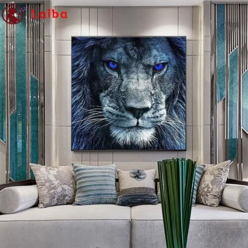 Pictures 5d diamond painting Modern animal art, lion full novelty 2021 mosaic art diamond embroidery icons new hot