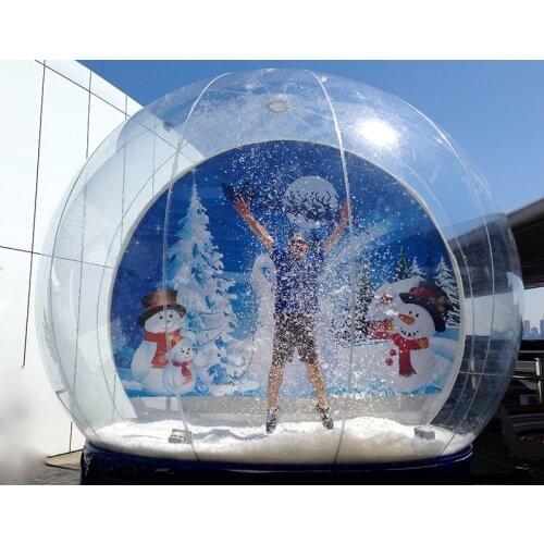 Best Selling Giant Inflatable Christmas Snow Globe Photo Booth Rental