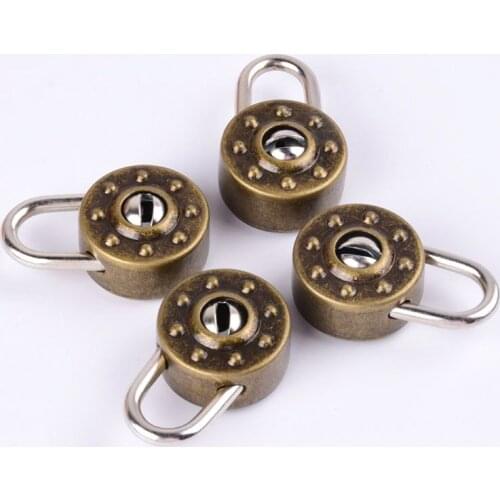 Mini Padlock Small Luggage Box Key Lock with Key Bag Suitcase Decor Accessories 449C