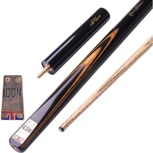 US RILEY 3/4 Piece Snooker Cue Kit with Case with Extension 9.5mm 145cm Billiard Snooker Stick High-End Excellent Handmade