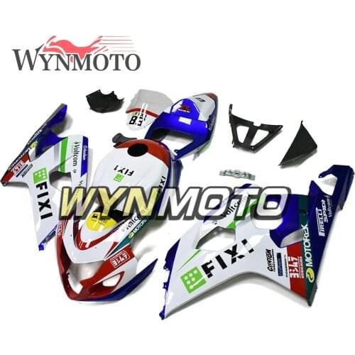 Full Fairing Kit For Suzuki GSXR600 gsxr750 K4 2004 2005 04 05 ABS Plastic Injection Bodywork Gloss White Red Blue Black Covers