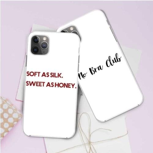 Simple English word Phone Cases For iPhone 11 X XS 8 7 6 SE Plus Soft TPU 5 5S 2020SE 12 11Pro Tranparent Soft TPU Shells Coque