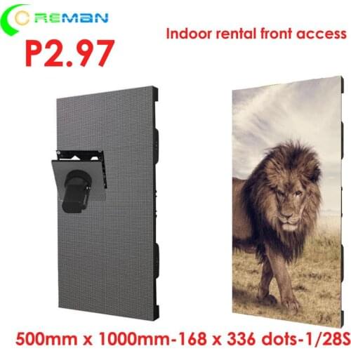 High quality Meanwell power supply nationstar led MBI5124 high refresh front access led video wall display panel price p2.97