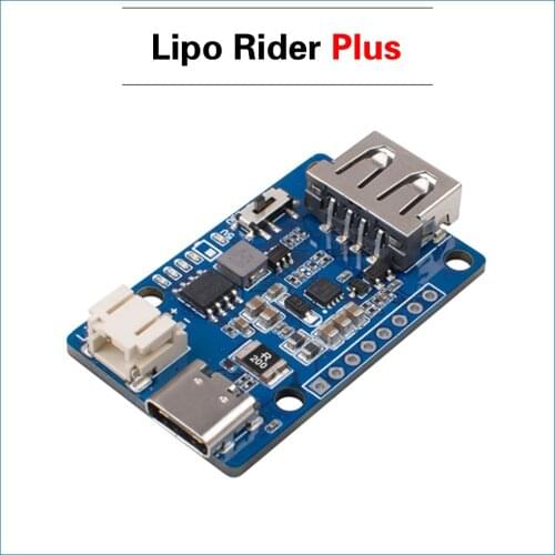Lipo Rider Plus Charger/Booster 5V 2.4A USB Type C Module