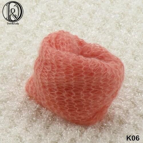 2pcs/Lot Hand Knitted Soft Stretch Mohair Infant Wrap 60x30CM Newborn Baby Photography Props Photo Shoot Accessories