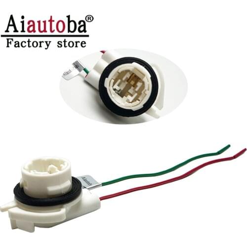 2Pcs 3156 Wire Harness Pre-Wired Sockets As Repair Replacement Install LED Bulbs Compatible With Turn Signal Lights, DRL Lamps