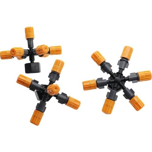 3 Sets Multi-way Atomization Misting Nozzles Garden Water Irrigation System Humidification Cooling Sprinklers