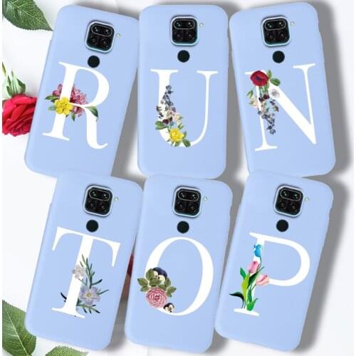 English Letter Case For Xiaomi Redmi Note 9 Pro S 9S 8T 8 Pro A Redmi 8A Mi 9T Pro Case Back Cover Silicone For Xiomi Mi9T Coque