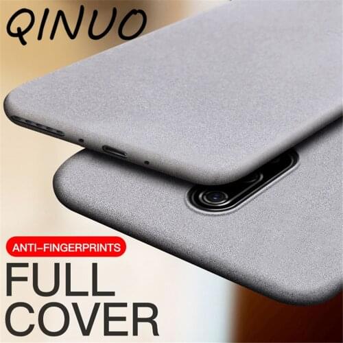 QINUO Granule Case For Oneplus 7 Pro 6T 6 5T 5 3 3T Anti Fingerprint Case Soft Silicone Matte Ultra Slim TPU Cover For 1+7 Case