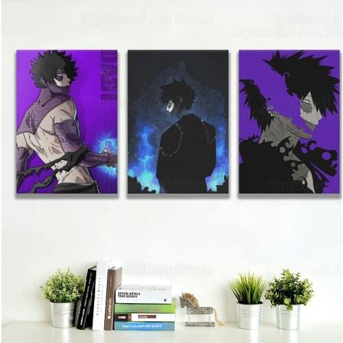 Dabi My Hero Academia Anime Nordic Wall Art Canvas Poster Painting HD Prints Picture Modular Modern Living Room Home Decoration