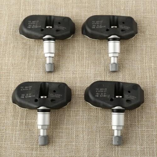 4Pcs Car TPMS Tire Pressure Sensors 06421-S3V-A04 315MHz For Acura MDX RL TL Honda Odyssey Ridgeline Pilot Car Alarm Sensor