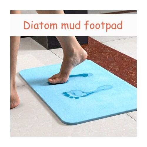Diatom Mud Mat Bathroom Water-Absorbing Quick-Drying Mat Bathroom Toilet Natural Diatom Soil Mat Mat