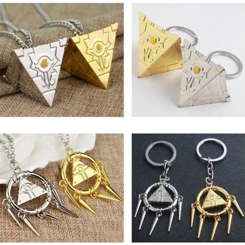 Game Seven artifacts Millennium Wisdom Wheel Millennium Building Blocks Pyramid Keychain Necklace Pendant