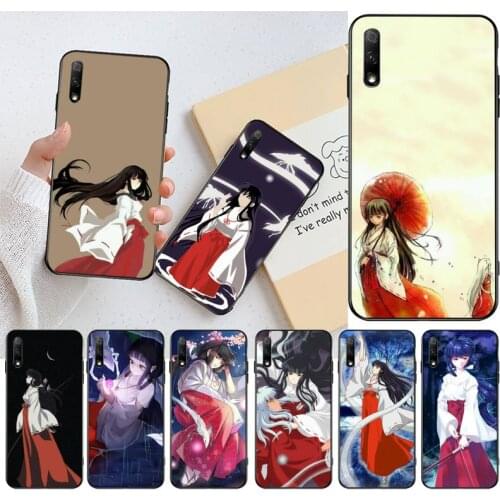 Inuyasha Platycodon Black Cell Phone Case for Huawei Honor 30 20 10 9 8 8x 8c v30 Lite view pro