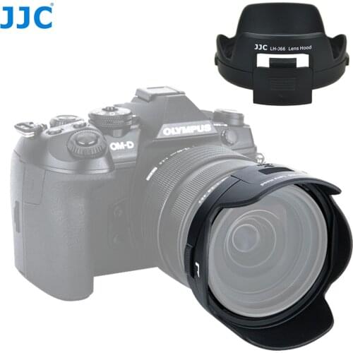 JJC Bayonet Camera Lens Hood 62mm Protector for Olympus M. Zuiko Digital ED 12-40mm f/2.8 PRO Lens Shade Replaces Olympus LH-66