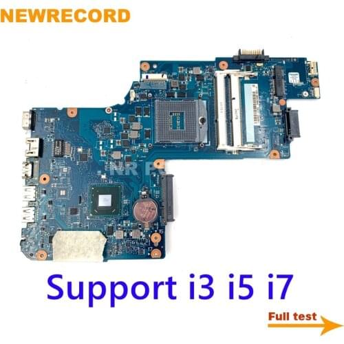 NEWRECORD H000038360 laptop motherboard for toshiba satellite C850 L850 c855 L855 HM76 SLJ8E DDR3 Support i3 i5 i7 Main board