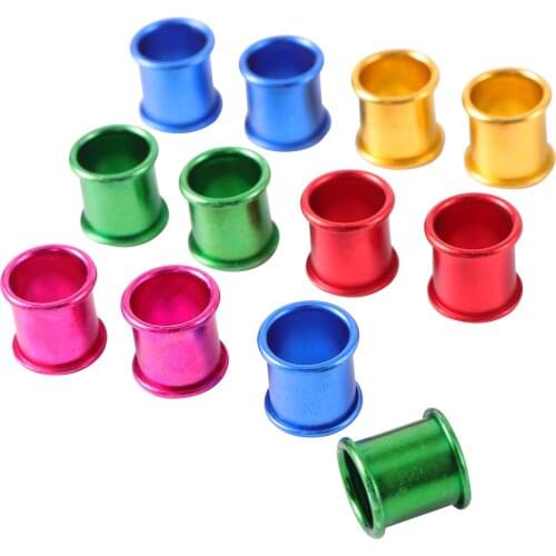 Multicolor Pigeon Aluminum Foot Ring With Word Earrings Quality Durable Bird Ring Racing Pigeon Foot Ring Bird Tools 50 Pcs