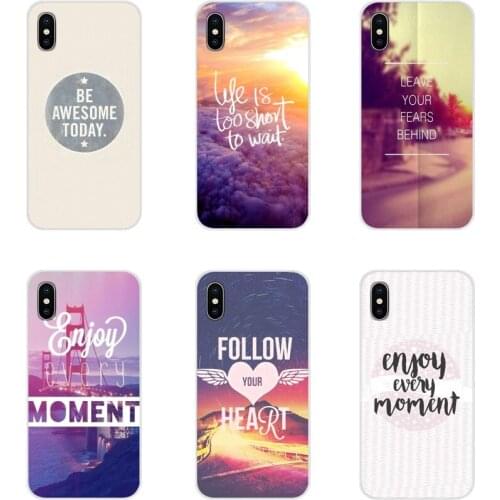 Enjoy Every Moment San Francisco Accessories Phone Cases Covers For Motorola Moto X4 E4 E5 G5 G5S G6 Z Z2 Z3 G G2 G3 C Play Plus