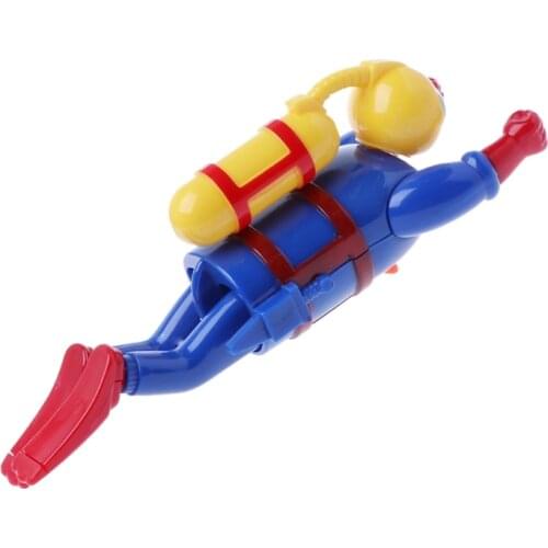 2018 New Swimmers Scuba Diver Toy Wind Up Clockwork Sea Baby Bath Toy Kids Toy Y4UD