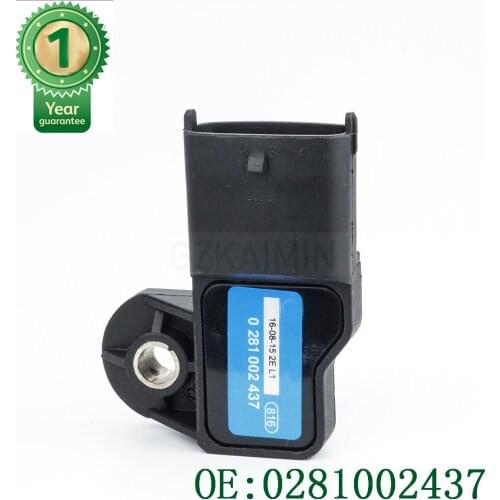 Original standard Intake Air Pressure Sensor 0281002437 FOR Alfa Romeo forCitroen for Hondafor Opel forSaab 0281002437
