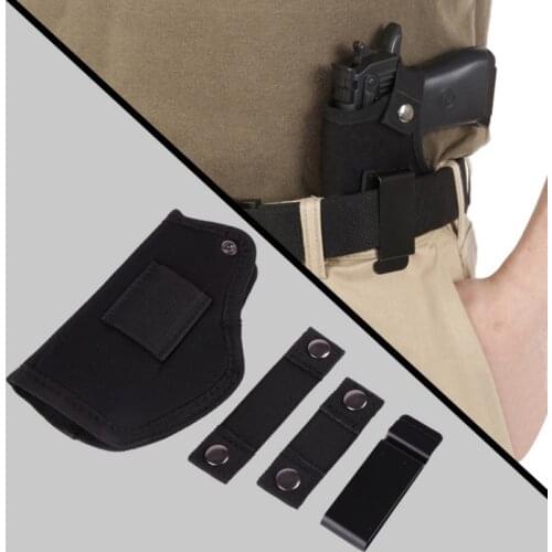 ZHot Metal Clip Belt Holster Carrying Hidden Holster Can Be Cut For All Sizes Of Guns Around Universal Revolver Glock Colt 1911