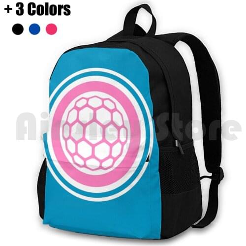 Zarya Shield Icon Outdoor Hiking Backpack Riding Climbing Sports Bag Zarya Over Watch Game Games Video Game Video Games