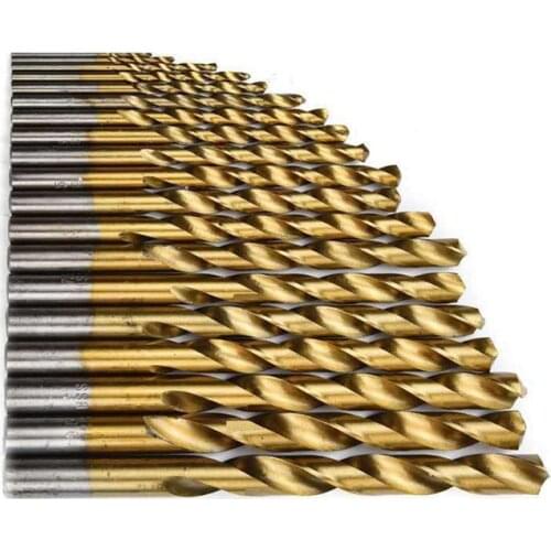 Titanium-plated Straight Shank Twist Drill Hard Alloy Sp-iral Chip Flute Suitable for Punching of Various Materials R7UB