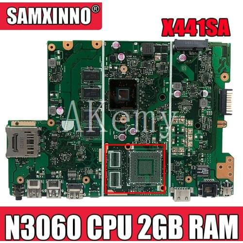 X441SA Motherboard X441SA N3060 CPU 2GB RAM Mainboard For Asus X441S X441SA X441SC Motherboard Test OK