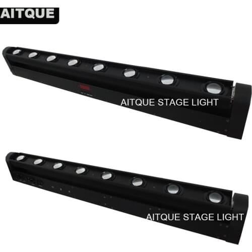 10pcs Stage lighting led moving bars barre led dmx 8x10w moving heads dmx led white sweeper quad beam led
