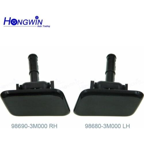 98680-3M000 98690-3M000 Front Bumper Headlamp Headlight Cleaning Washer Spray Nozzle Jet Cover Cap For Hyundai Genesis Rohens