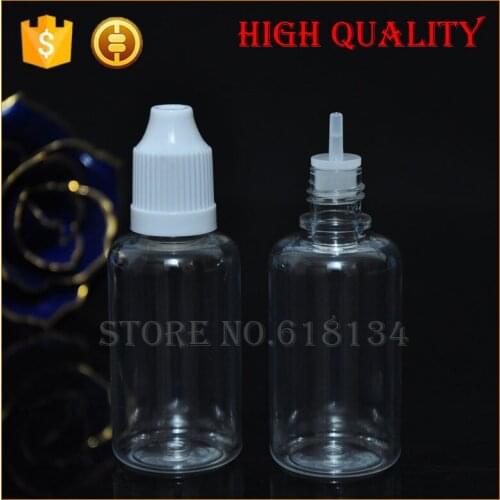 Wholesale Free shipping 100pcs 30ML PET Eye Dropper Bottle with dropper tip childproof caps