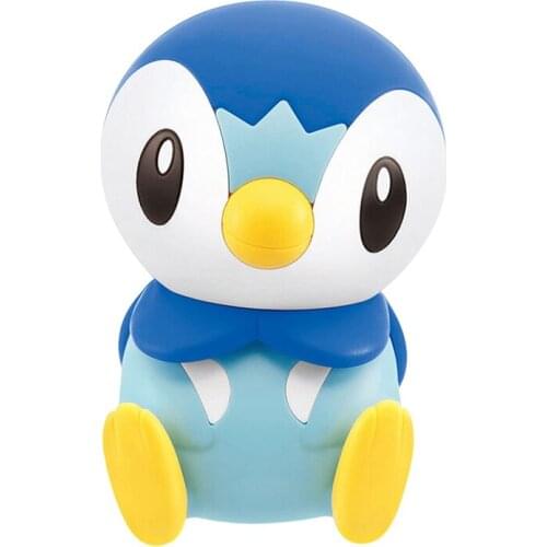 Bandai assembly model Pokemon Piplup Round Penguin Figure doll DIY birthday gift decoration for children can be assembled toy