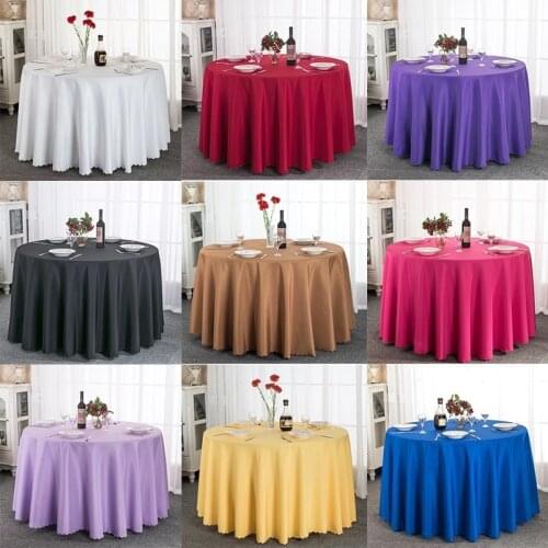 Round & Rectangular Tablecloth for Camping Wedding Party Decoration White Black Nordic Dining and Coffee Table Cloth Cover