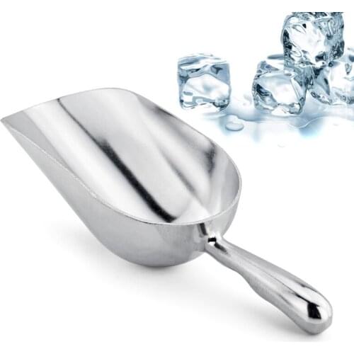 Aluminum Alloy Ice Cube Shovel Gadgets Candy Scoops Kitchen Accessories Wedding Buffet Bar Tools Home Spice Bonbons Flour Spoon