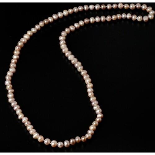 Small and lovely 8-9 MM beads add Light yellow Exquisite design Pear Necklace . The Good gift for friends and relatives