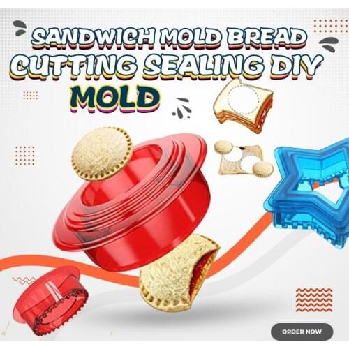 Cute Heart Shape Sandwich Cutter Bread Mold Toast Maker Cake Cookie Cutter Kitchen Breakfast Dessert DIY Tool