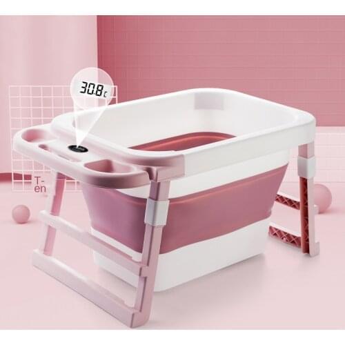 Multifunctional Baby Bath Barrel Folding Bath Barrel Child Bath Barrel Swimming Barrel Home Baby Bath Barrel Newborn Available