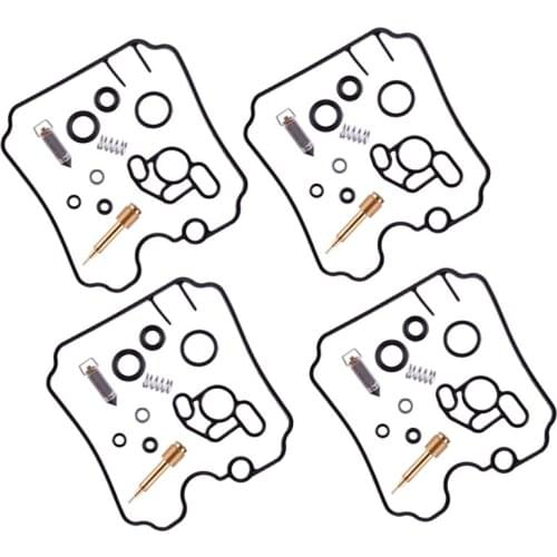 4 Sets Motorbike Carburetor Repair Floating Needle Mixture Kit fit for Yamaha FZR 1000 Genesis Exup 3LE TDM 850 4TX H 3VD N 4CM