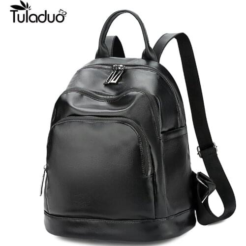 New PU Backpack Women Fashion Female Backpack String Bags Large Capacity School Girl Daily Bag Travel Bags Mochila Feminina